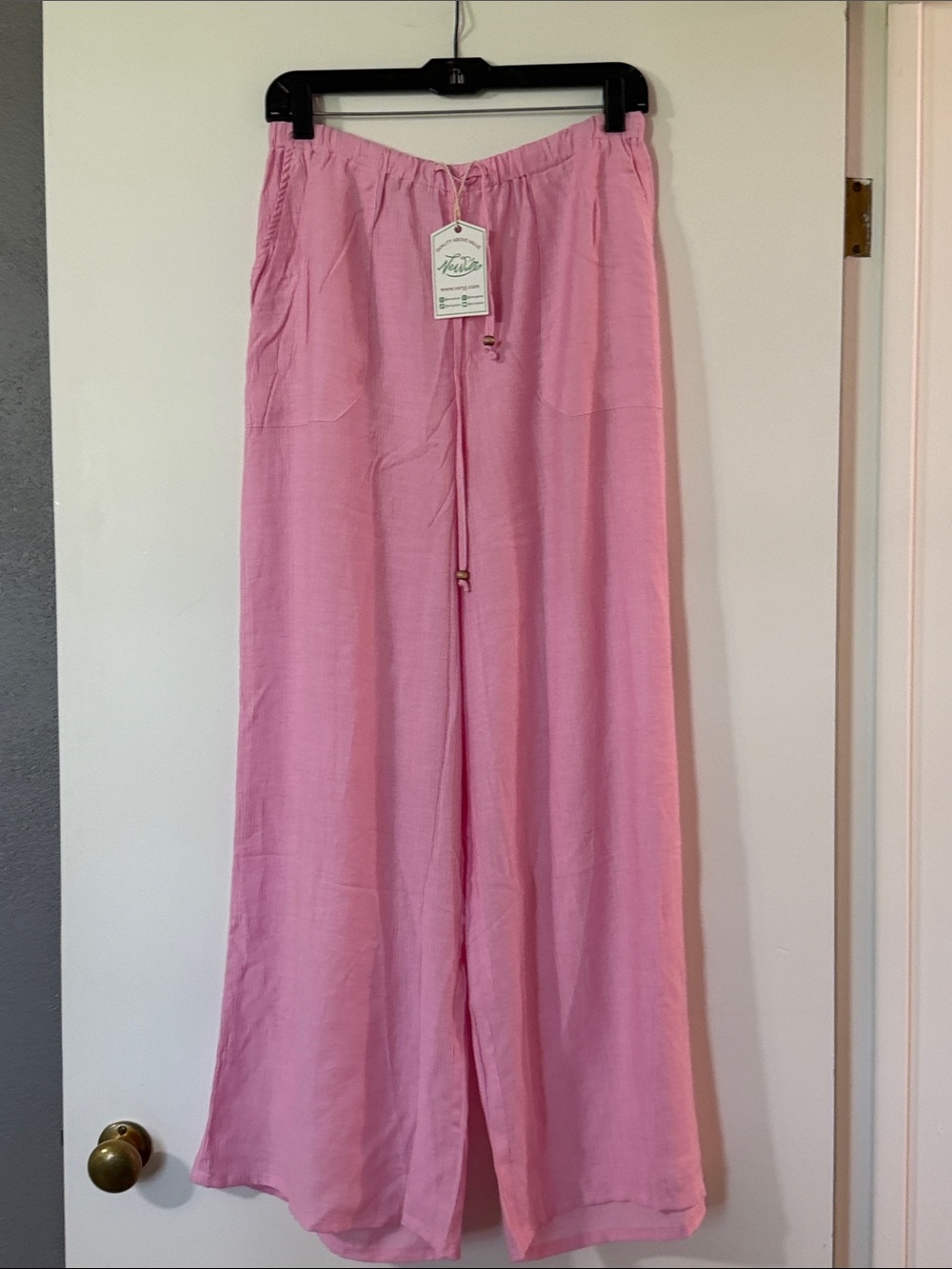 Very J Pink Wide Leg Pants
